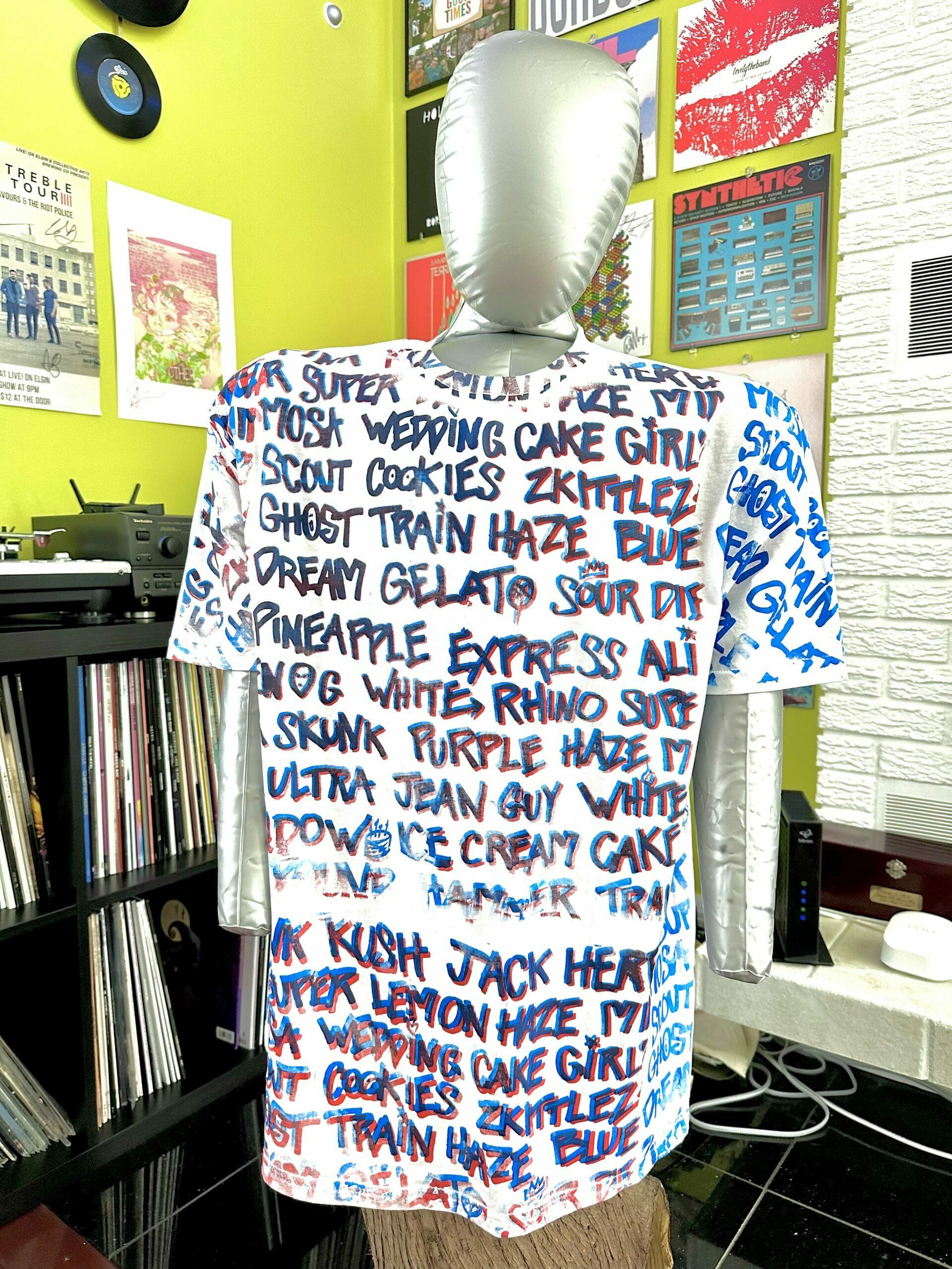 Photo of a the Strained printed t-shirt by Brainbuzz